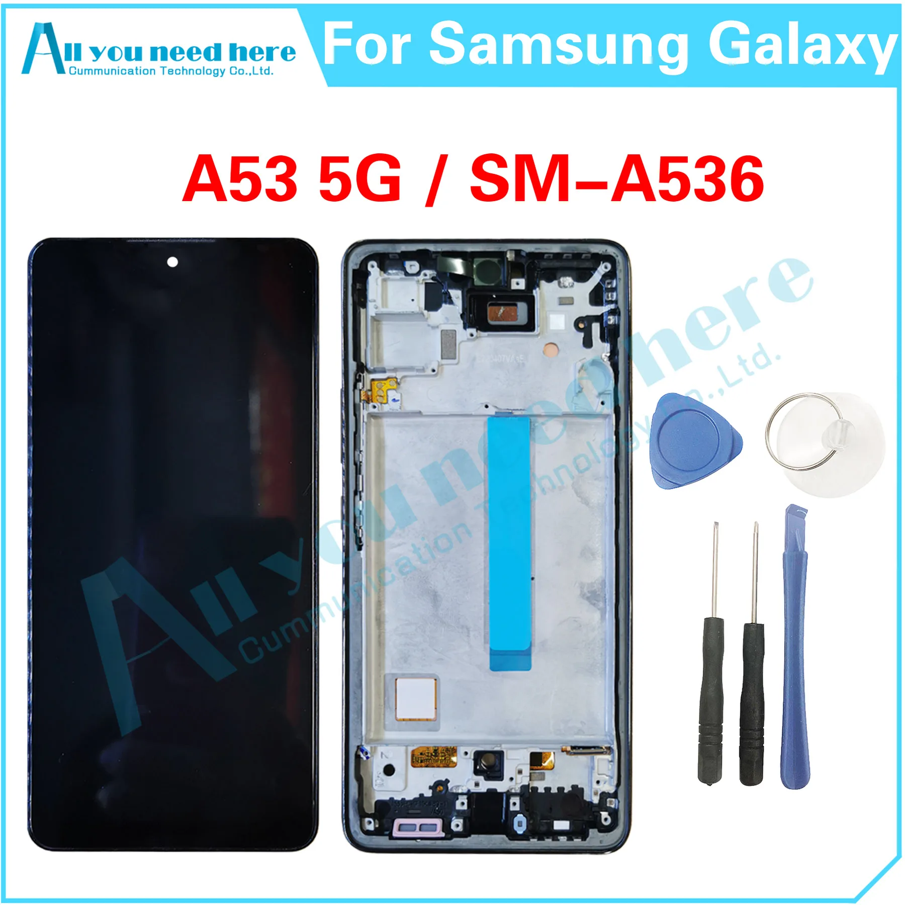 100% Тест Для Samsung Galaxy A53 5G A536 A536B A536U A5360 A536E A536V A536W A536N ЖК-дисплей С Сенсорным Экраном Дигитайзер В Сборе - 0