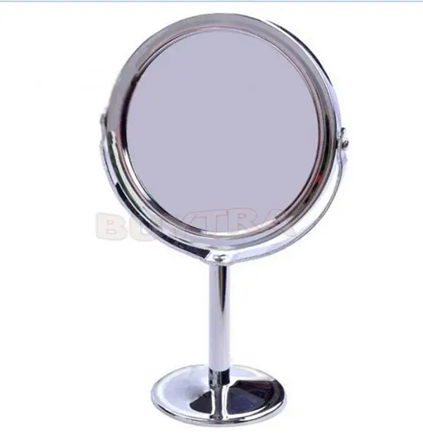 TS SHOU578 Женское косметическое зеркало для макияжа, Двустороннее Обычное + Увеличительная Овальная подставка, Компактное зеркало, Косметическое Зеркало, Инструменты для макияжа - 0