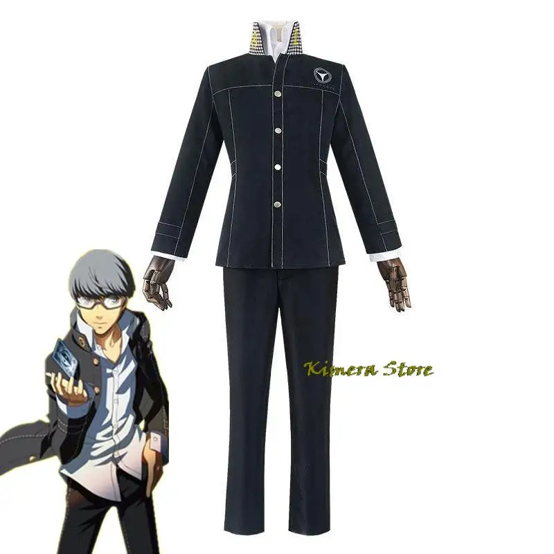 Взрослые мужчины, школьная форма для мальчиков, игра Persona 4 косплей Ясогами Ю Наруками, косплей-костюм, комплект - 0