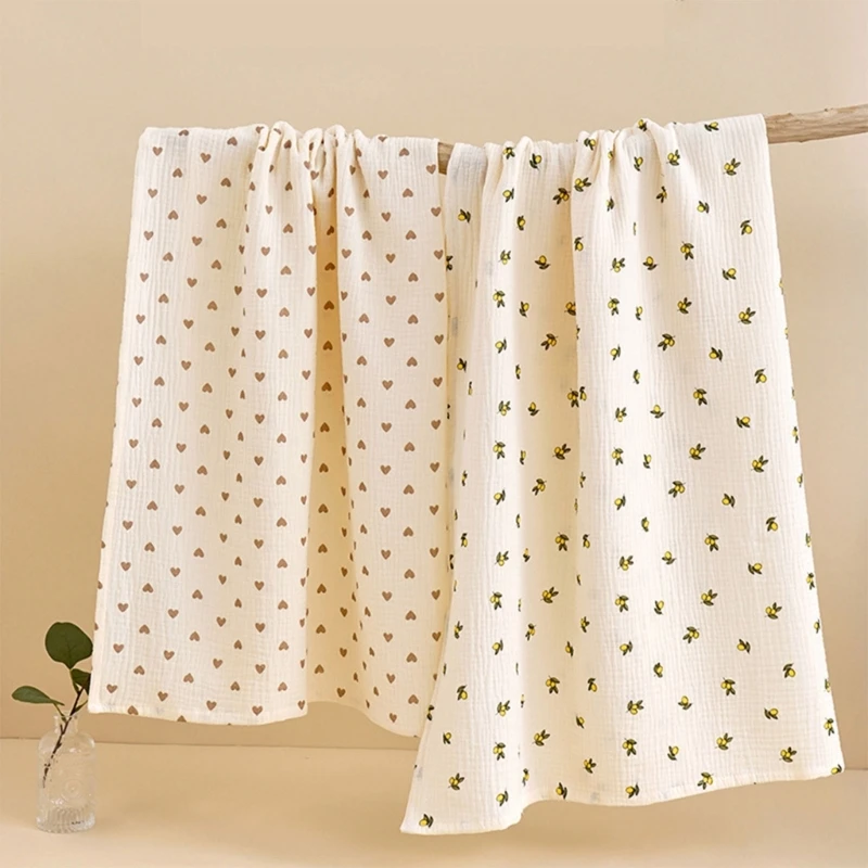 Детское пеленальное одеяло с высокой впитывающей способностью Банное полотенце для новорожденных Муслиновое полотенце - 0