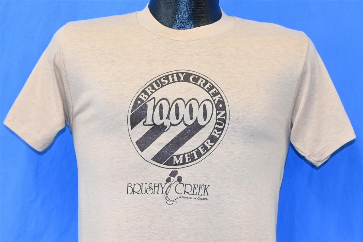 Сувенирная футболка 80-х Brushy Creek для бега на 10000 метров Texas Road Race - 0