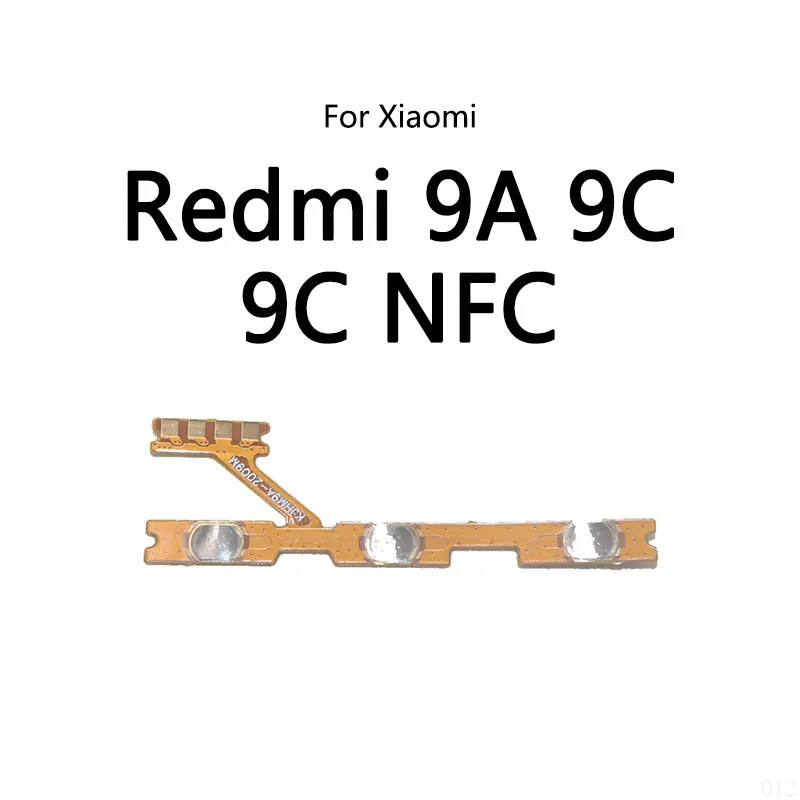 10 шт./лот для Xiaomi Redmi 9 9A 9C NFC Кнопка включения, кнопка отключения громкости, Гибкий кабель - 1