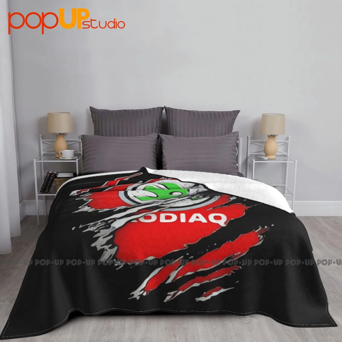 Одеяло с Логотипом Skoda Hero, Теплое, Защищающее Диван От Скатывания, Декоративное - 1