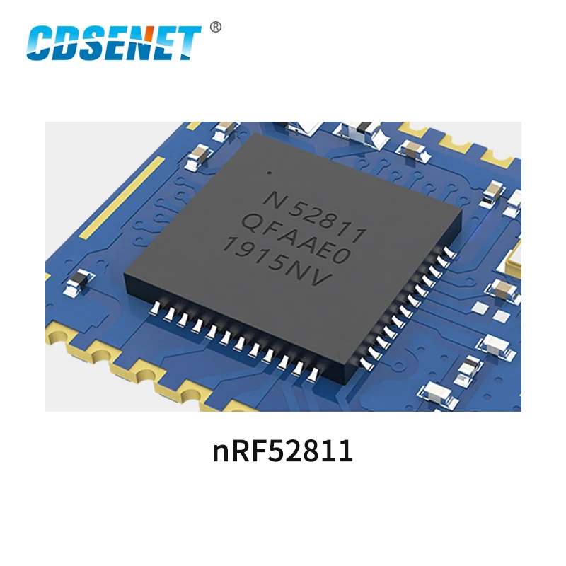 nRF52811 BLE5.0 2,4 ГГц Blutooth к Последовательному порту Прозрачный Модуль Дальнего действия CDSENET E104-BT5011A Беспроводной Передачи данных - 2