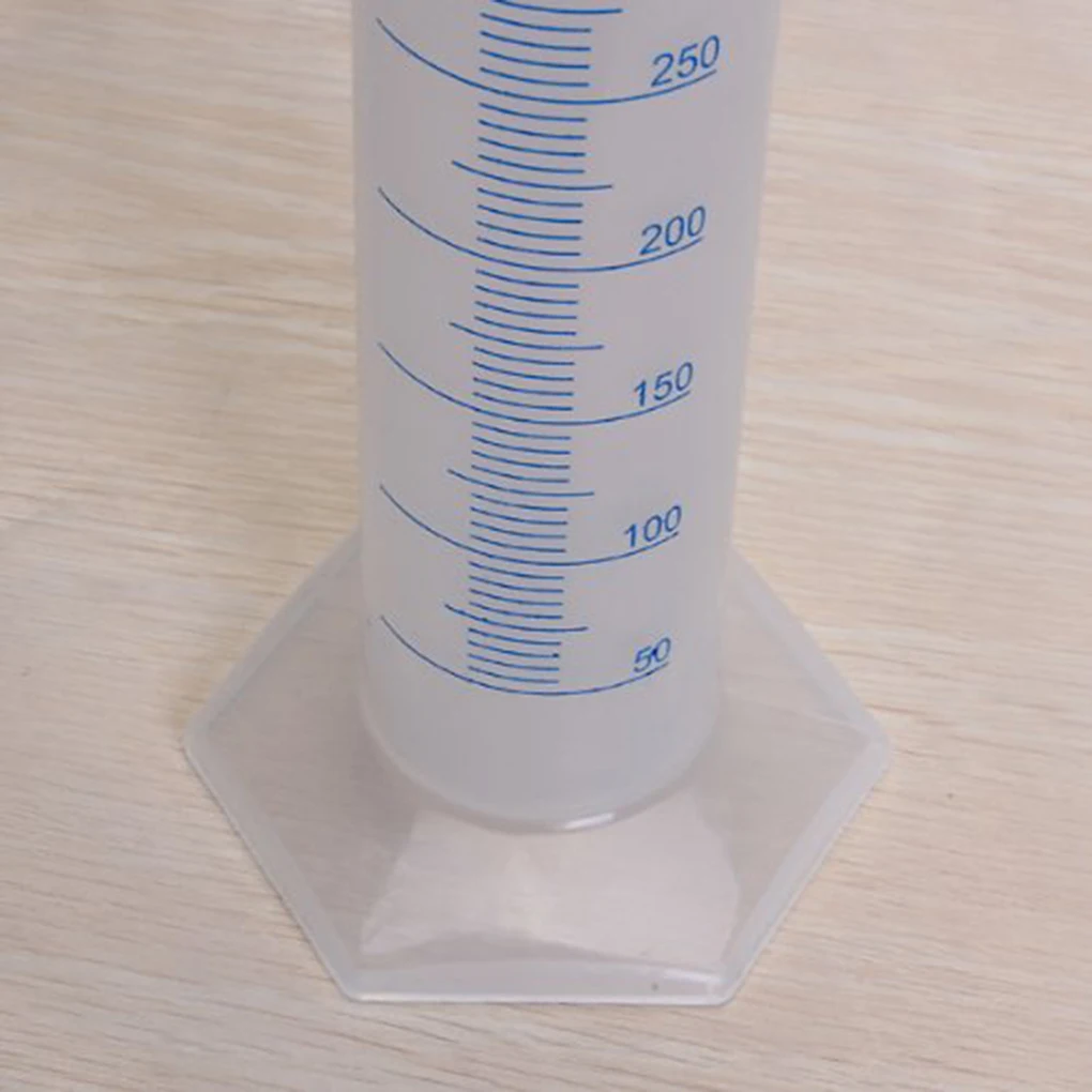 пластиковый измерительный цилиндр объемом 500 мл с синей линейной трубкой, устойчивый к коррозии прецизионный Измерительный инструмент - 2