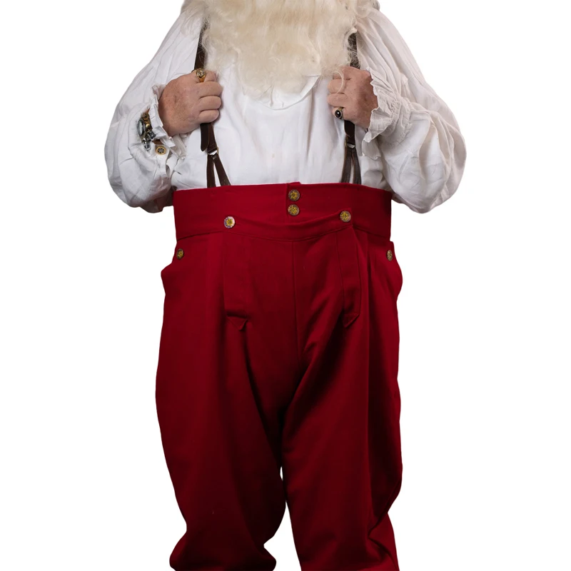 Рождественский костюм Санта-Клауса для косплея, комбинезон на подтяжках, Негабаритный костюм для выпускного вечера, Необычный комбинезон, Косплей-одежда - 3
