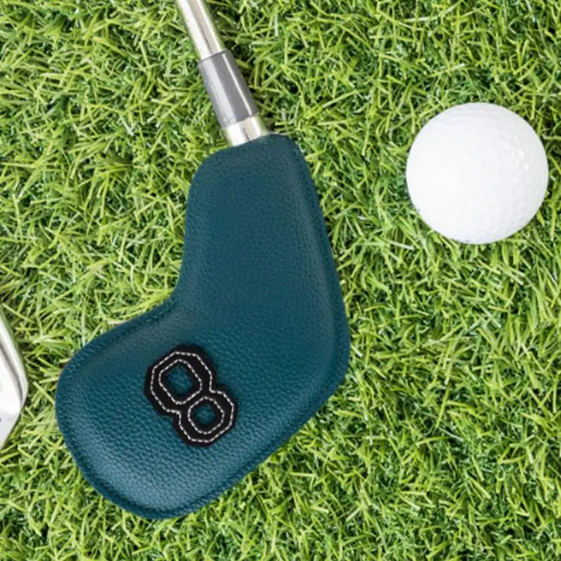 Чехол для клюшки для гольфа, прочный и мягкий, из толстой искусственной кожи, прост в использовании и уходе, защитный чехол для клюшки для гольфа - 3