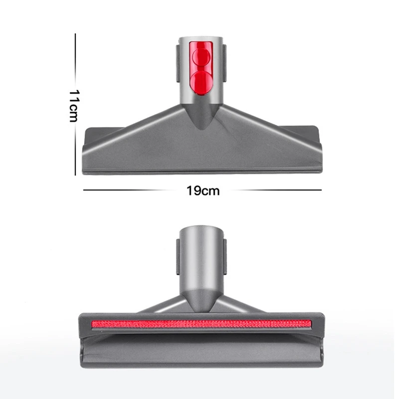 Для пылесоса Dyson V12/V10slim/Digital Slim Подставка для щетки Кронштейн для хранения Держатель для нижней части щетки для матраса Комплект адаптеров - 4