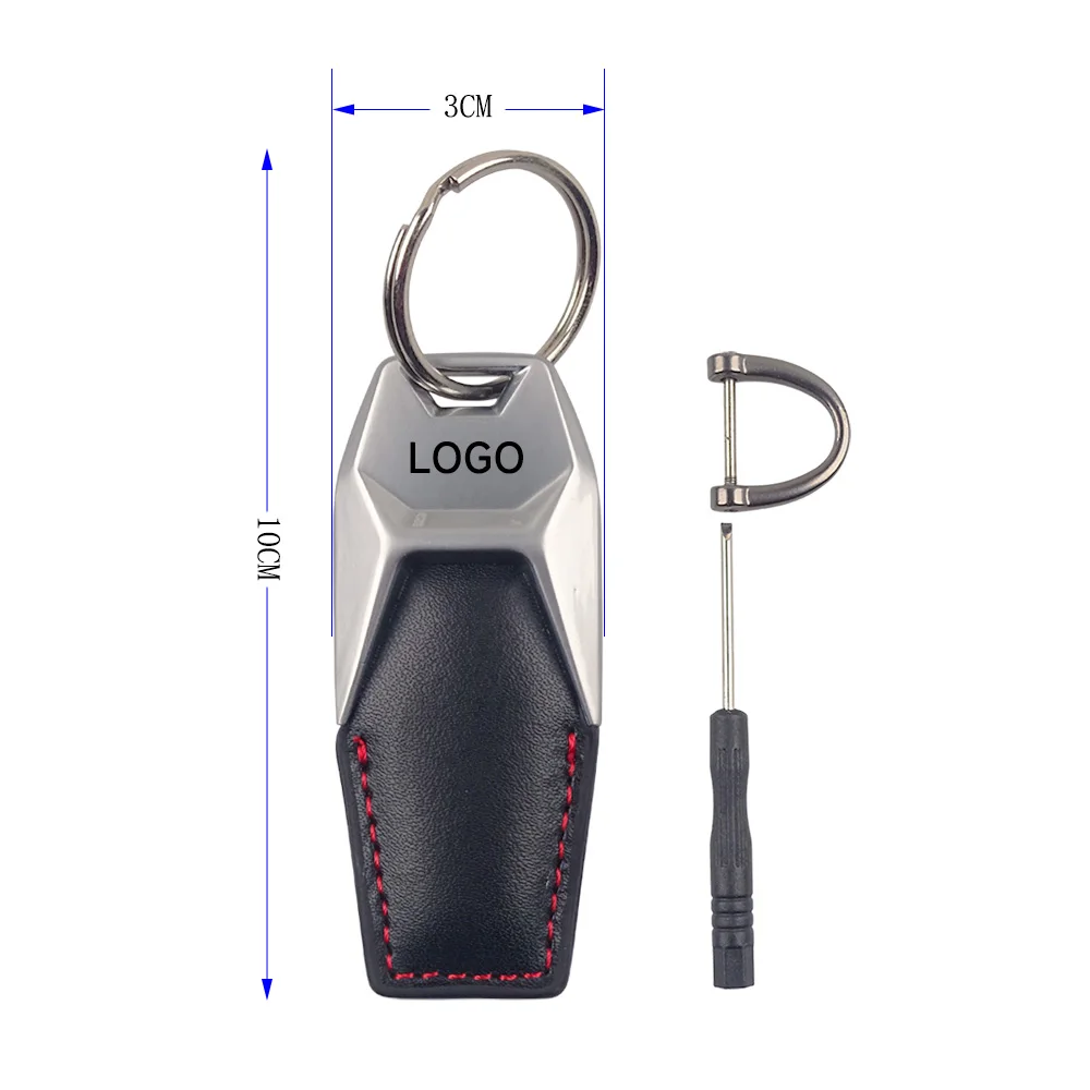 Брелок для ключей от мотоцикла, металлический кожаный брелок для скутера из углеродного волокна для Honda Tact Transalp Varadero VFR 800 Vision X-ADV Zoomer - 5