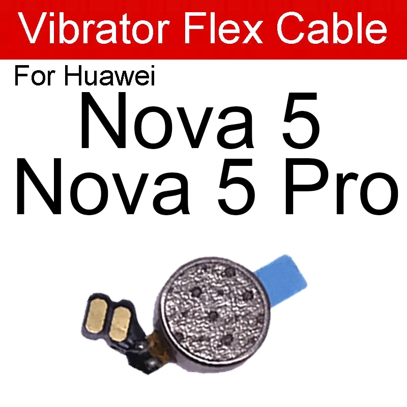 Гибкий кабель Вибратора Для Huawei Nova 5 5i Pro 5T Nova 4 4e 3e 3i 3 2i 2S 2 Lite Plus 2017 Запасные Части Модуля Вибродвигателя - 5