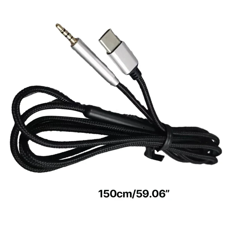 Сменный кабель USB C для наушников QC25/QC35/QC35II/QC45/NC700/Y40/Y45/Y50 - 5