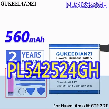 Аккумулятор GUKEEDIANZI Высокой Емкости PL542524GH 560mAh Для Huami Amazfit GTR 2 2E GTR2 Digital Batteria