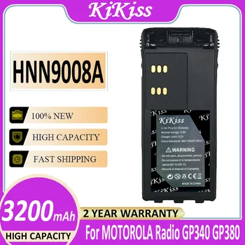 KiKiss Аккумулятор HNN9008A 3200 мАч Для MOTOROLA Radio GP340 GP380 GP640 GP680 GP320 HT1250 HT750 GP328 GP338 PRO5150 MTX850 Bateria