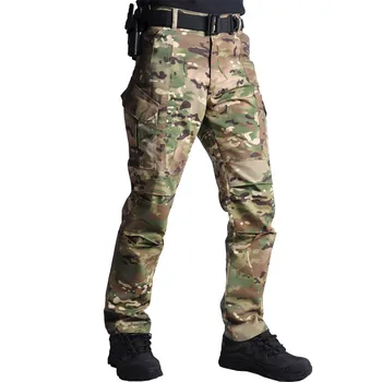 Тактические брюки HAN WILD, мужские походные брюки, водонепроницаемые армейские камуфляжные брюки, военные брюки-карго, одежда для страйкбола, охоты