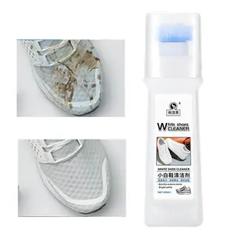 Средство для отбеливания обуви Многофункциональный крем для чистки обуви Белый крем для обуви для кроссовок Пятновыводитель Очиститель для белого цвета