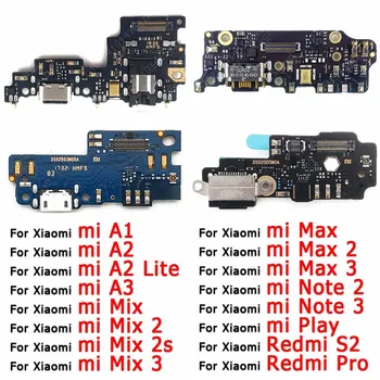 Для Xiaomi Mi Note 3 Play A1 5X A2 Lite 6X A3 Mix 2S Max 2 Redmi S2 Pro Порт Зарядки Плата Зарядки Usb Разъем Flex