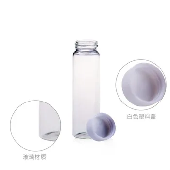 10 шт./лот высококачественная прозрачная стеклянная бутылка для образцов, бутылка для эфирного масла, лабораторные принадлежности