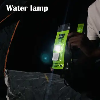 Портативная уличная лампа с соленой водой, энергосберегающая лампа для кемпинга, светодиодная аварийная лампа с соленой водой для кемпинга
