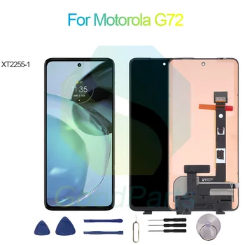 Для Motorola G72 Замена экрана дисплея 2400*1080 XT2255-1 G72 LCD сенсорный дигитайзер в сборе