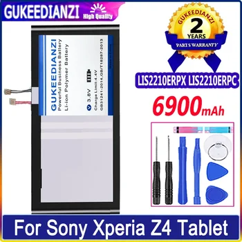 GUKEEDIANZI Сменный Аккумулятор LIS2210ERPX LIS2210ERPC 6900 мАч для Sony Xperia Z4 Z 4 Tablet SGP712 SGP771 1291-0052