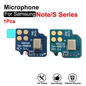 1шт Для Samsung Galaxy Note 20 Ultra 20 + S20 Plus S20U Шумоподавляющий Микрофон Верхняя Плата Микрофона Запасные Части Для Ремонта