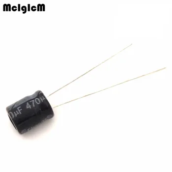 50шт Алюминиевый электролитический конденсатор 470 мкФ 10 В 6 * 7 Электролитический конденсатор