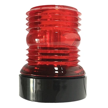 Красный якорный фонарь, круговой 360-градусный навигационный фонарь, 12V LED для морской лодки, с проводом 120 см, защита IP56