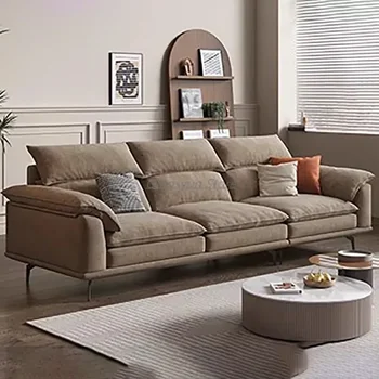 Скандинавский пуф, диван для гостиной, Простой Классический Роскошный диван-минималист, защита от царапин, Библиотека, салон Канапе, Сборный дом