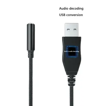 Разъем USB к 3,5 мм Штекеру AUX Конвертер Адаптер USB для Автомобильного MP3-плеера для Мобильных Телефонов HuaWei Адаптер Челнока