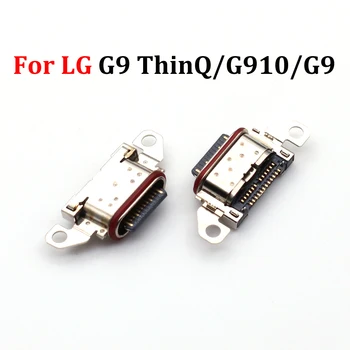 5шт Разъем для зарядки зарядного устройства Micro USB, разъем для док-станции, разъем для замены запасных частей для LG/G9 ThinQ/ G910 / G9