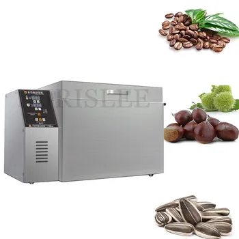 Машина для обжарки кофейных зерен из нержавеющей стали, машина для обжарки зерен арахиса, семян дыни, орехов