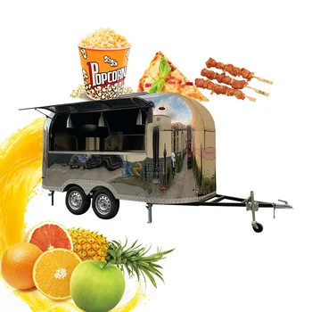 Тележка для Перевозки Пищевых продуктов Airstream Fast Food Tailer с Сертификацией DOT CE Австралийского стандарта для Продажи в США