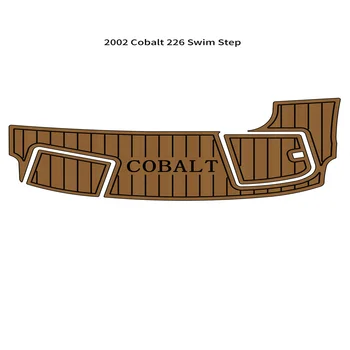 2002 Cobalt 226 Платформа для плавания, коврик для пола на палубе из пены EVA и искусственного тика