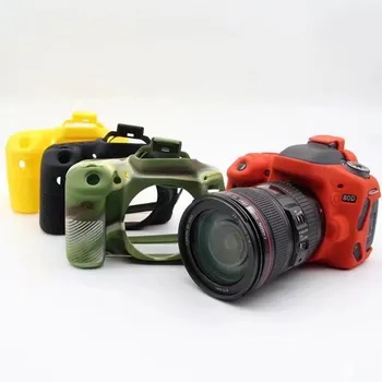 Сумка для зеркальной фотокамеры Защитный чехол из силиконовой резины для аксессуаров камеры Canon EOS 80D