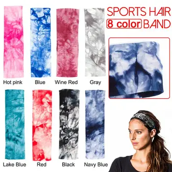 Рекламная Спортивная повязка на голову для мужчин, женщин, повязки для волос для йоги, повязки для бега, повязки против пота, спортивная Безопасность, Горячая распродажа