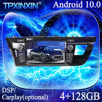 4G + 128 Г Для Toyota Corolla 2014-2016 PX6 Android 10 IPS Carplay DSP Мультимедийный Магнитофон GPS Navi Стерео Автомагнитола Головное Устройство