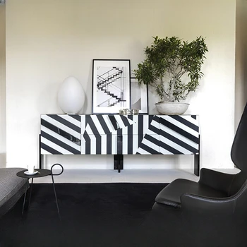 Шкаф для телевизора в итальянском стиле, роскошный шкаф для телевизора в гостиной, постмодернистская и современная гостиная креативного скандинавского дизайнера