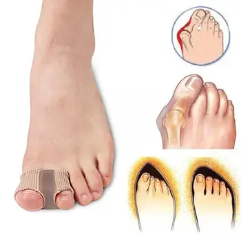 1шт Силиконовый Разделитель Для Пальцев Ног Разделитель Большого Пальца Стопы Коррекция Большого Пальца Стопы Ортопедический Корректор Для Пальцев Ног Уход Val J9R1
