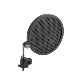 Двухслойный металлический сетчатый микрофон Ветрозащитный фильтр для студийной записи Трансляции видеочата