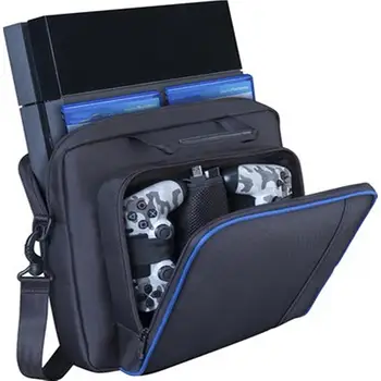 Сумка для игровой системы оригинального размера, защитная сумка для консоли, универсальный водонепроницаемый чехол большой емкости, замена для PS4 PS4 Slim
