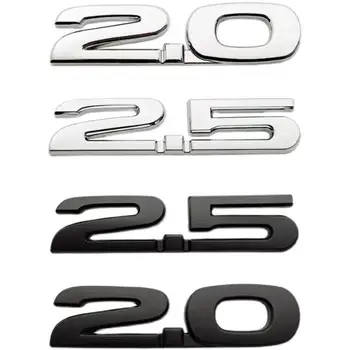 3D Металл 2,0 2,5 Буквы Логотипа Автомобильное Крыло Эмблема Багажника Значок Для Mazda 3 GT 5 6 626 Axela CX5 CX7 MX5 2,0 2,5 Наклейки Аксессуары