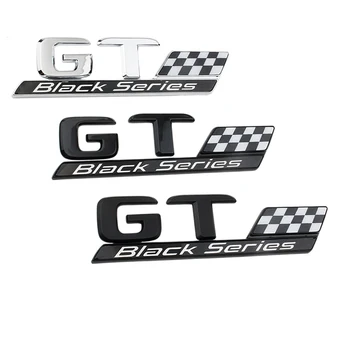Автомобиль ABS GT Черная Серия Наклейки С Логотипом Наклейка Для Mercedes Benz AMG GT53 GT63 A45 C63 A35 C43 E53 E63 Эмблема Багажника Значок Наклейки