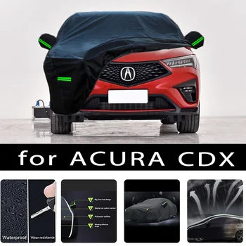 Для ACURA CDX наружная защита, полные автомобильные чехлы, снежный покров, солнцезащитный козырек, водонепроницаемые пылезащитные внешние автомобильные аксессуары