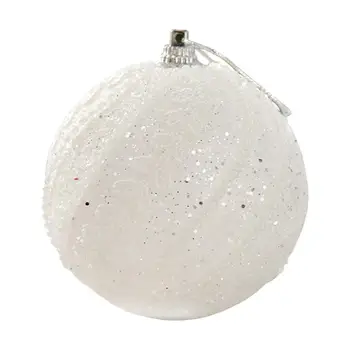 Рождественские подвески на дереве, шаровые украшения для Рождественской елки, блестки, Рождественские подарки, шары, елочные украшения, принадлежности