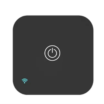 Черный Tuya Wifi ИК-термостат, контроллер переменного тока, пульт дистанционного управления, датчик температуры и влажности, Голосовое управление для Alexa Google