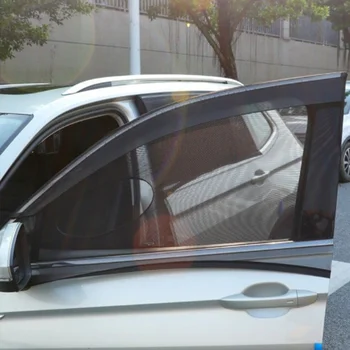 2шт Автомобильное Окно С Противомоскитной Сеткой Солнцезащитный Козырек На Автомобильном Окне Специальный Грузовик Частный Экран Занавес