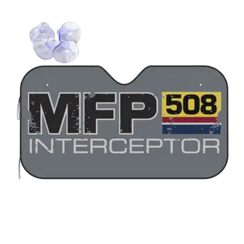 Mad Max MFP Interceptor Main Force Patrol Солнцезащитный Козырек на Лобовое Стекло из Полиэстера 76x140 см Из Алюминиевой Фольги Солнцезащитный Козырек Защита От Солнца