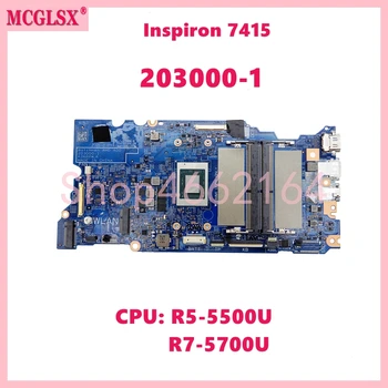 203000-1 С процессором R5-5500U R7-5700U Материнская плата для ноутбука Dell Inspiron 7415 2-в-1 Материнская плата CN 09X2G7 0MDMXX Протестирована нормально