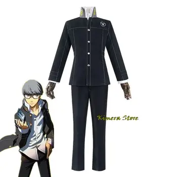 Взрослые мужчины, школьная форма для мальчиков, игра Persona 4 косплей Ясогами Ю Наруками, косплей-костюм, комплект