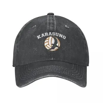 Логотип Karasuno на бейсбольной кепке